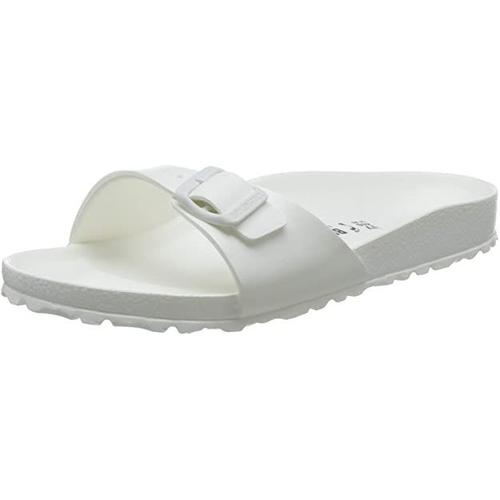 Birkenstock Madrid Birko-Flor Femmes White Sandals 37 Eu