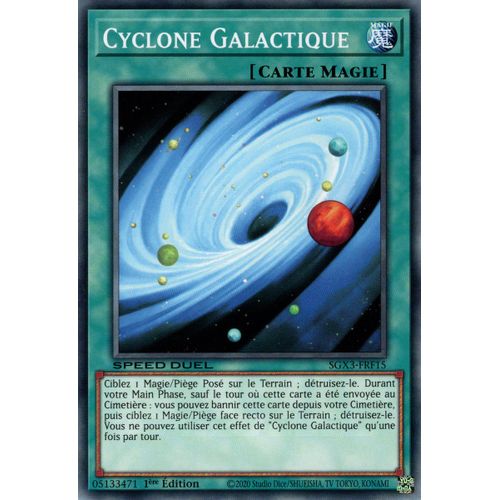 Yu Gi Oh Sgx3 Frf15 Cyclone Galactique