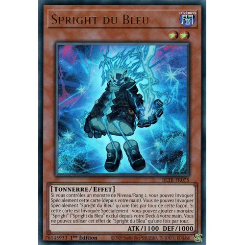 Yu Gi Oh Bltr Fr075 Spright Du Bleu Ultra Rare
