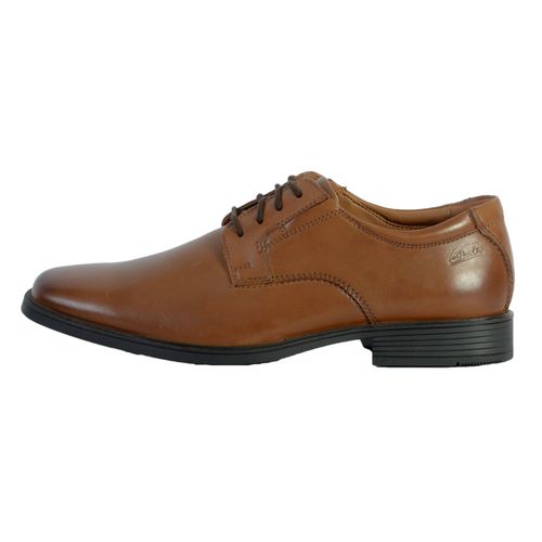 Moccassin Cuir Clarks Tilden Plain - 43