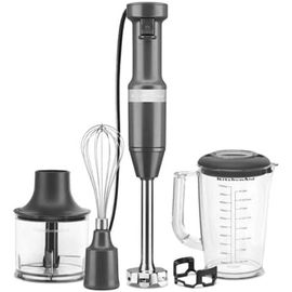 KitchenAid 5KHBV83EDG - Mixeur à main - 180 Watt - anthracite
