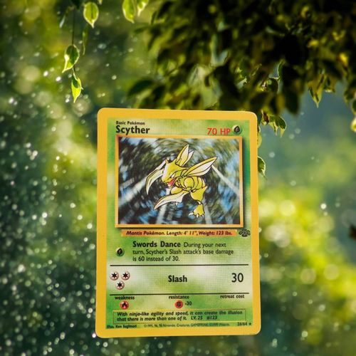 Carte Pokémon Scyther 26/64, Première Édition De 1995, Très Bon État