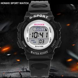 Watch Montre Digitale Enfant avec Chronomètre,Eclairage,Alarme,  Date,Podomètres Marche Non Connecté-Montres Sport pour Fille Garcon -  Cdiscount Bricolage