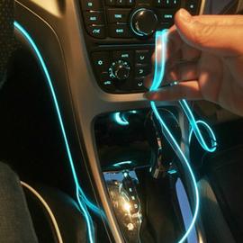 Style voiture lumière froide ligne de lampe d'ambiance lumière