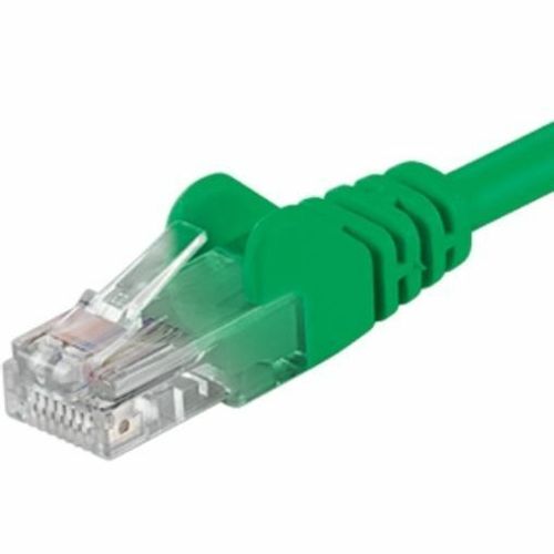 PremiumCord - Cordon de raccordement - RJ-45 (M) pour RJ-45 (M) - 1 m - UTP - CAT 6 - sans crochet - vert