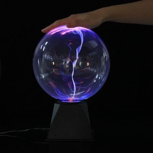 Globe plasma design ouvre-bouteille Porte-clés boule Lampe Sphère Neon Glow science nouvelle 