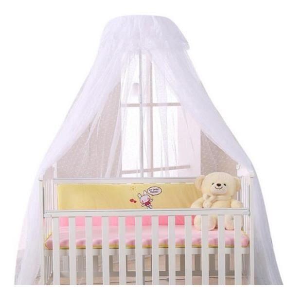 Ciel de lit bébé en coton biologique - Voile pour berceau
