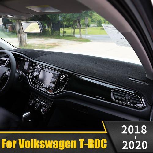 Couverture de tableau de bord intérieur pour voiture, tapis de protection  LHD, pare-soleil, pour VW