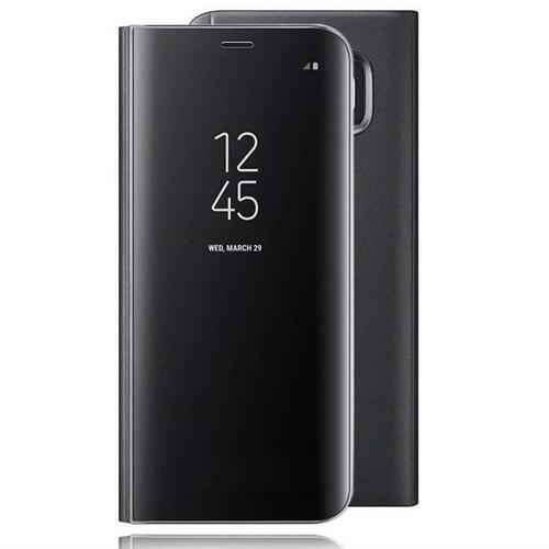 Etui Housse Coque Galaxy Note 9 Clear View Etui A Rabat Smart Cover Stand Miroir Antichoc Coque Pour Samsung Galaxy Note 9 Noir