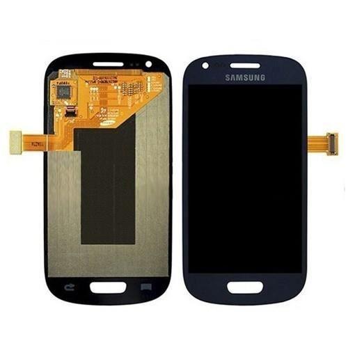 Ecran Complet Vitre Tactile Lcd Assembles Pour Samsung Galaxy S3 Mini I8190 Bleu