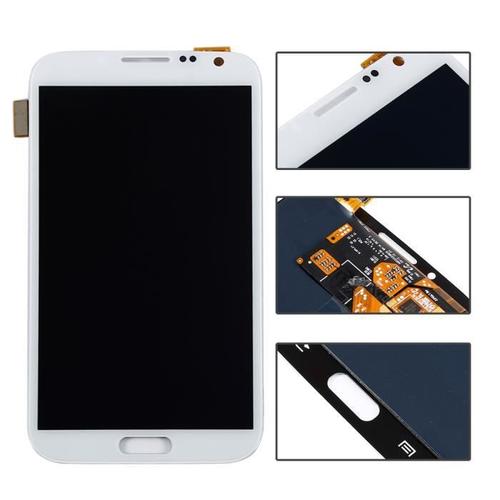 Blanc Ecran Lcd + Vitre Tactile Pour Samsung Galaxy Note 2 N7100