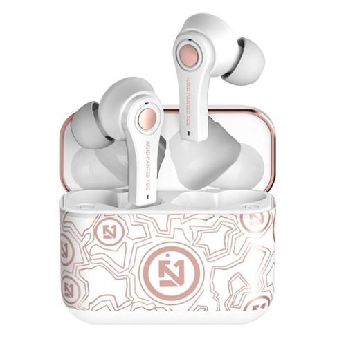 Écouteurs sans fil BT5.0 Couplage automatique Bouton de contrôle Réduction du bruit HiFi, Noir