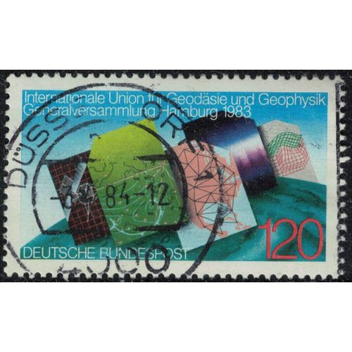 Allemagne 1983 Oblitéré Used Iugg Union Géodésique Et Géophysique Internationale Su