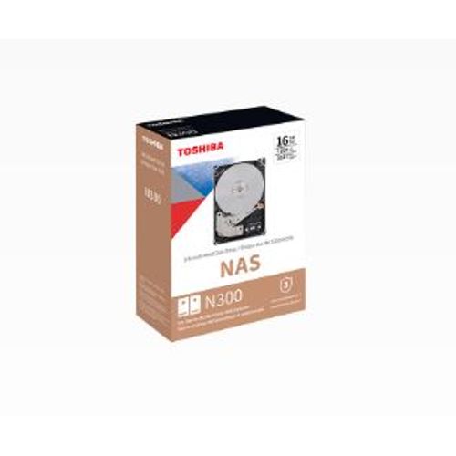 Toshiba N300 NAS - Disque dur - 6 To - interne - 3.5" - SATA 6Gb/s - 7200 tours/min - mémoire tampon : 256 Mo