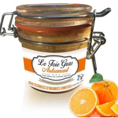 Foie Gras Entier Aux Écorces D¿Oranges Confites