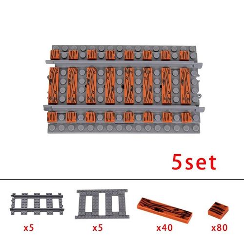 City Train Rail Crossing Track Pour Enfants,R64,Soft Tracks,Cruved Straight Railway Importer Décennie Ks,Bricks, Toys For Boys - Type Set 15