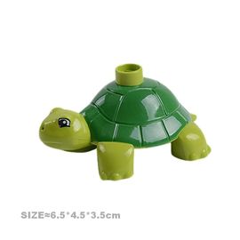 Blocs De Construction De Grande Taille Pour Chat,Chien,Cochon,Lapin,Accessoires De Modèle,Briques Compatibles,Ensemble D'animaux De Ferme,Assemblage,Jouets Éducatifs Pour Enfant - Type Tortoise