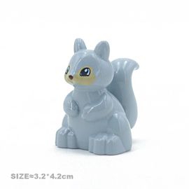 Blocs De Construction De Grande Taille Pour Chat,Chien,Cochon,Lapin,Accessoires De Modèle,Briques Compatibles,Ensemble D'animaux De Ferme,Assemblage,Jouets Éducatifs Pour Enfant - Type Squirrel