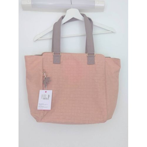 Grand sac Kipling rose saumon