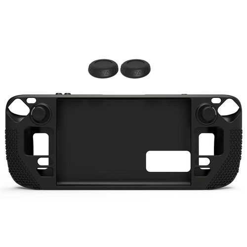 Housse De Protection Antidérapante En Silicone Souple Pour Steam Deck Oled Le Noir