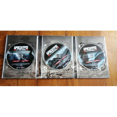 Coffret 3xdvd " Apocalypse La Première Guerre Mondiale " Coffret Collector Triptyque Avec Fourreau ( 5 Épisodes + Bonus)