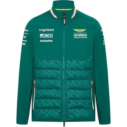 Veste Hybride Aston Martin Officiel Formule 1 Homme Vert