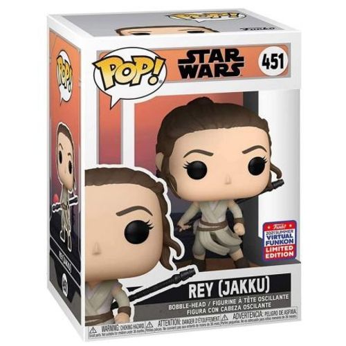 Figurine Funko Pop - Star Wars 9 : L'ascension De Skywalker N°451 - Rey Jakku (55498)