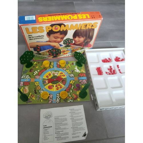 Jeu Ravensburger Les Pommiers 1979 De 4 À 8 Ans 4 Joueurs Cueillette Des Pommes