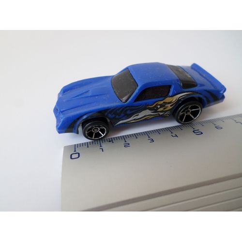 Chevrolet Coupe Modele Camaro Bleu Flamme Portiere-Hot Wheels