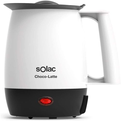 Solac MH9100 Choco-Latte Chocolatière/Émulsionneur à lait 250W 1L Blanc/Noir