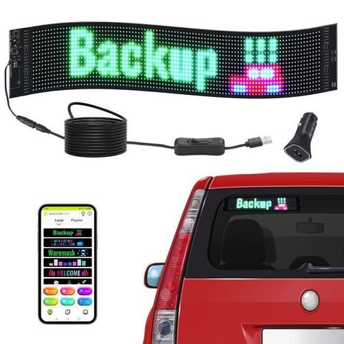 Enseigne Lumineuse Led - Vevor - Enseigne Lumineuse Led Programmable Panneau D¿Affichage Défilant 680x120 Mm,Pour Magasin,Publicité