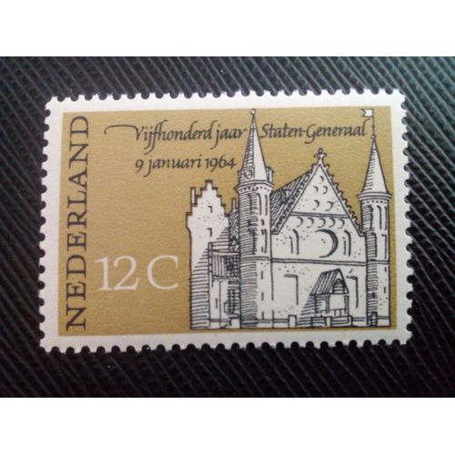 Timbre Pays-Bas /Hollande Yt 791 Ridderzaal À La Haye 1964 ( 030805 )