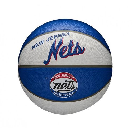 Mini Ballon De Basketball Nba Brooklyn Nets Wilson Team Retro Exterieur