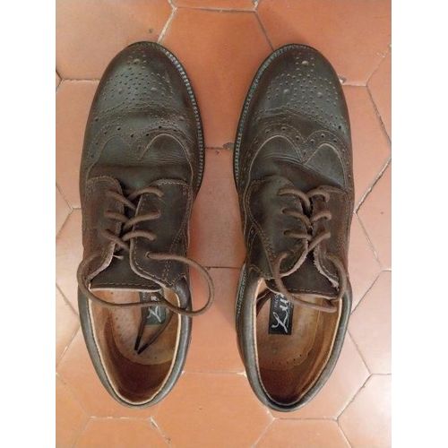 Chaussures De Ville Homme Cuir Marron Luxo - 39