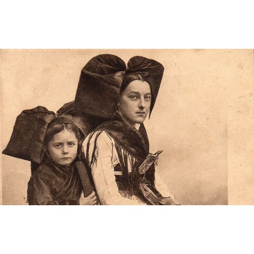 Cpa Annee 1905 - Theme : Traditions - Costumes - Tenue Ancienne - Strasbourg - Helio 4 - Postee En Allemagne - Voir Scan