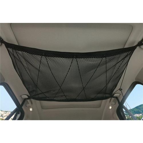 Filet de rangement pour plafond de voiture, filet à bagages universel pour  toit de voiture sac avec fermeture à glissière, accessoires d'intérieur de  rangement pour coffre - 21CC0802A01538