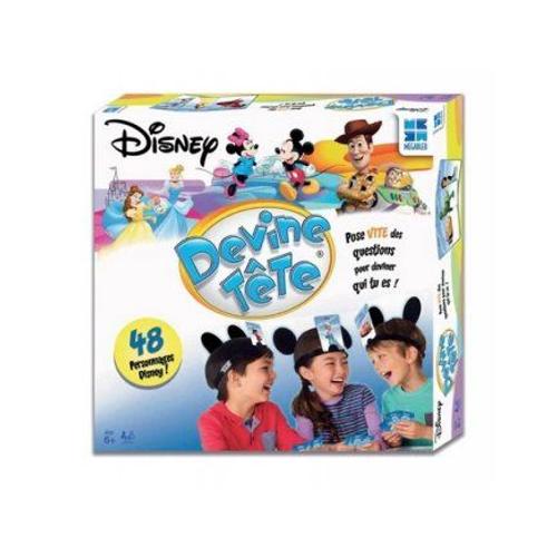 Devine Tete Disney Nouvelle Edition - 48 Personnages Disney A Deviner - Jeu De Societe Grands Classiques - Version Fr