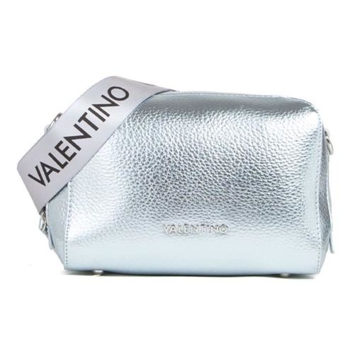 VALENTINO Sac à épaule bandoulière bleu clair pour femme Pattie Camera Bag Avion Metallizzato 273086