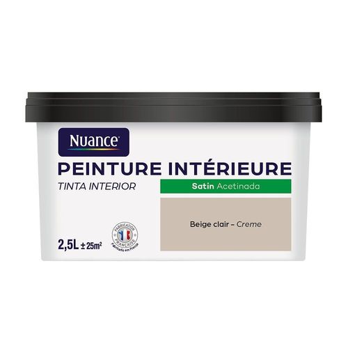 Peinture Bicouche - Beige clair - Satin - 2,5L