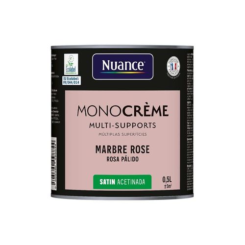 Testeur peinture MonoCrème - Marbre rose - Satin - 0.5L
