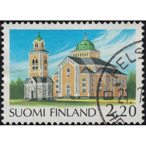 Finlande 1988 Oblitéré Used Church Église De Kerimäki Su