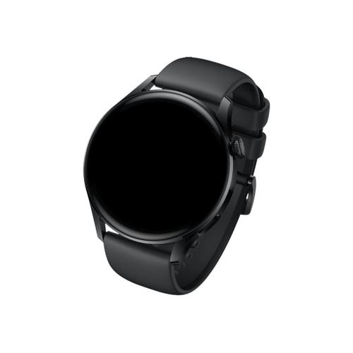 Huawei Watch 3 - Active Edition - 46 Mm - Montre Connectée Avec Bracelet - Fluoroélastomère - Noir - Affichage 1.43" - 16 Go - Wi-Fi, Lte, Nfc, Bluetooth - 4g - 54 G