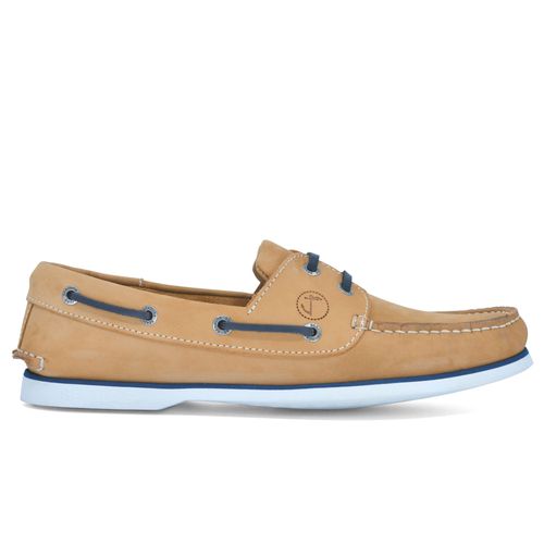 Chaussures Bateau Pour Seajure Cofete En Cuir Nubuck Camel