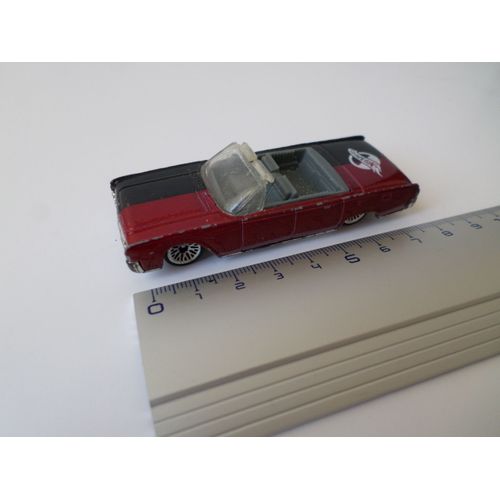 Lincoln Cabriolet Modele Continental Bordeaux / Noir-Hot Wheels