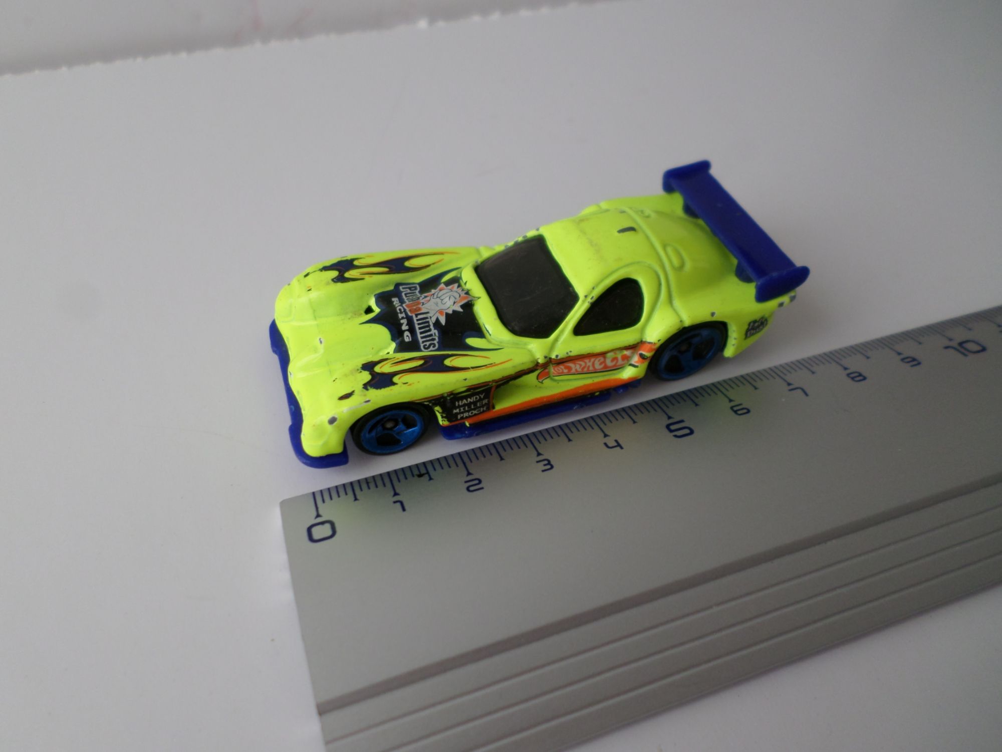 Panoz Course Modele Gtr 1 Aileron Bleu-Hot Wheels