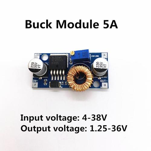 Buck Module 5A - Buck Boost Module 3A 4A 5astep- down régulateur d'alimentation, 1 pièces, réglable DC à DC LM2596 LM2596S