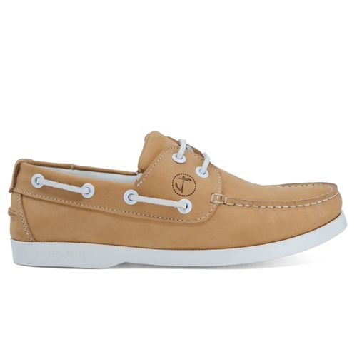 Chaussures Bateau Pour Seajure Noordhoek En Cuir Nubuck Camel