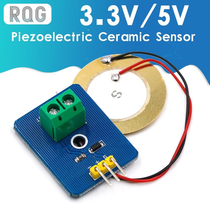 Capteur de vibrations pizo en cramique, 3.3V/5V, contrleu...