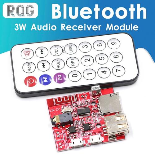 Carte de décodage MP3 WAV Bluetooth 4.1 pour voiture, amplificateur de haut-parleur 3 W, Module récepteur Audio, prise en charge de la télécommande USB/TF/IR