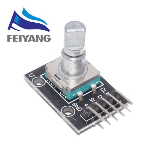 360 degrés EC11 Encodeur Rotatif Module Pour Arduino Brique Commutateur De Capteur De Carte de Développement KY-040 Avec Broches
